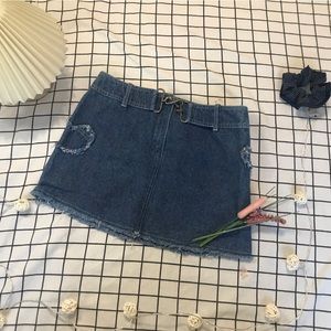 Chloé female Y2K, 90s, Summer jean skirt